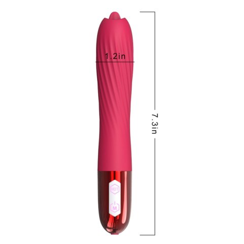 Wibrator-Silicone Vibrator USB, 10 vibration modes, Heating B - Series Fox