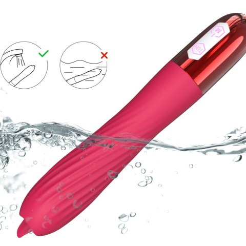 Wibrator-Silicone Vibrator USB, 10 vibration modes, Heating B - Series Fox
