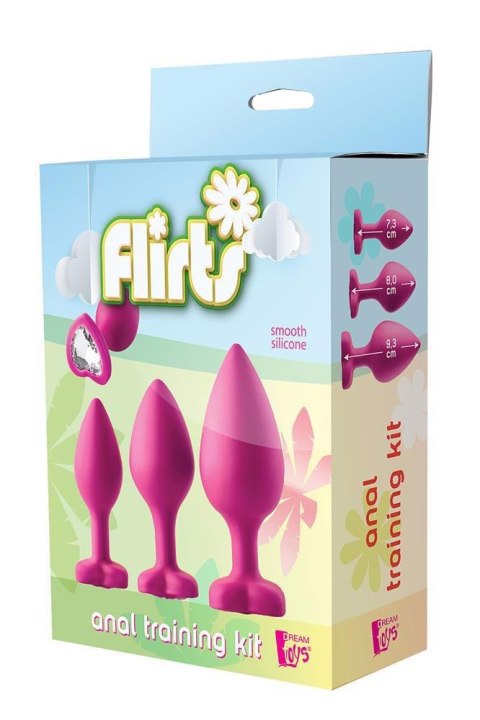 FLIRTS ANAL TRAINING KIT GEM STONE PINK Dream Toys