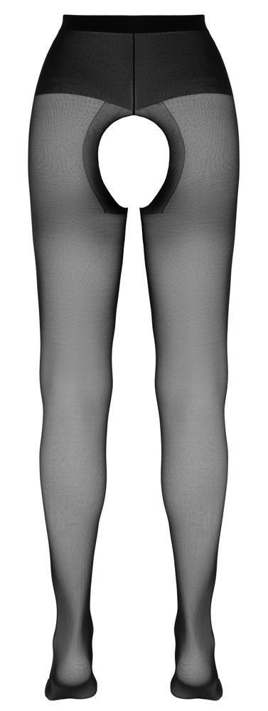 Crotchless Tights black 3 Cottelli LEGWEAR