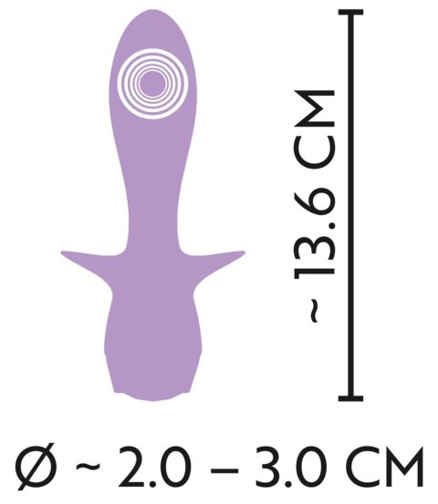 Cuties Mini Vibrator Purple 4 Cuties