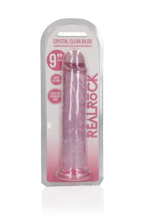Straight Realistic Dildo with Suction Cup - 9'' / 23 RealRock
