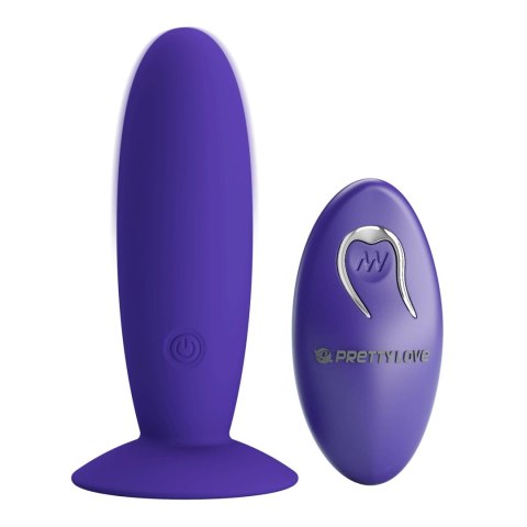 PRETTY LOVE - Remotr control vibrating plug - Youth, Wireless remote control 12 vibration functions Suction base Pretty Love
