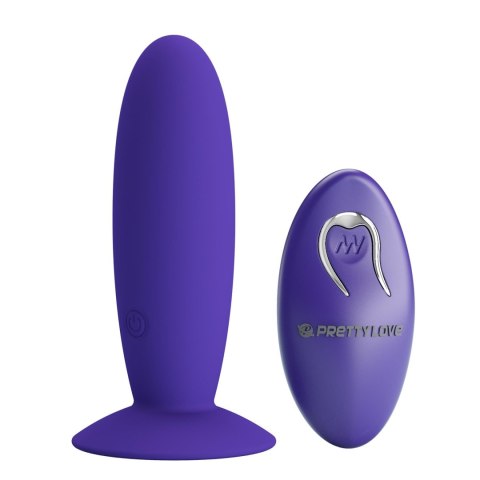 PRETTY LOVE - Remotr control vibrating plug - Youth, Wireless remote control 12 vibration functions Suction base Pretty Love