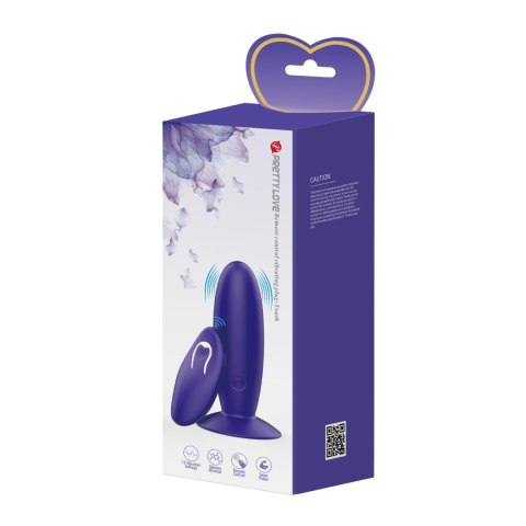 PRETTY LOVE - Remotr control vibrating plug - Youth, Wireless remote control 12 vibration functions Suction base Pretty Love