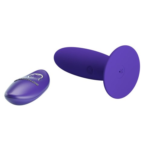 PRETTY LOVE - Remotr control vibrating plug - Youth, Wireless remote control 12 vibration functions Suction base Pretty Love