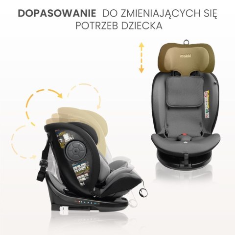 FOTELIK MOKKI I-SIZE BEIGE (40-150)
