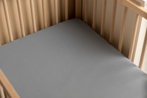 PRZEŚCIERADŁO JERSEY DELUXE SZARY 160x80
