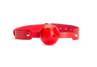 Red Breathable Ball Gag Argus