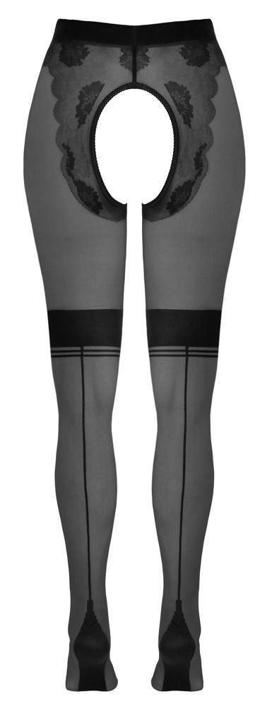Crotchless tights 3 Cottelli LEGWEAR
