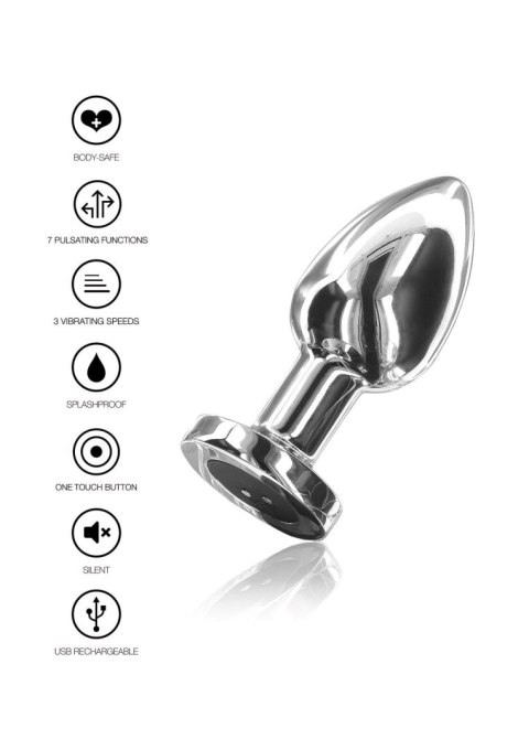 Buttplug Vibr. Medium Silver TOYJOY
