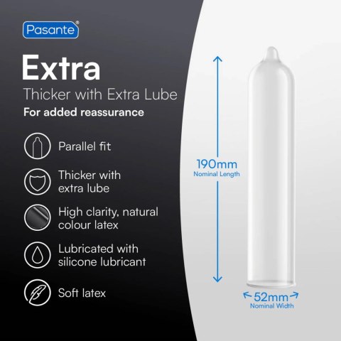 Pasante Extra Condoms Bulk Packs 144 psc Pasante