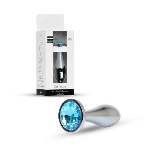 Plug-Jewellery Silver PLUG- Light Blue L B - Series HeavyFun