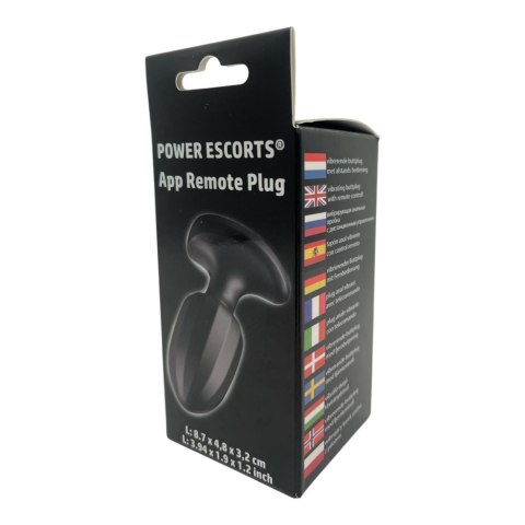 Power Escorts - BR192 - Remote Vibrating Plug - App Controled - Silicone Power Escorts