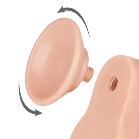 8.5'' Sliding Skin Dual Layer Dong Flesh Lovetoy
