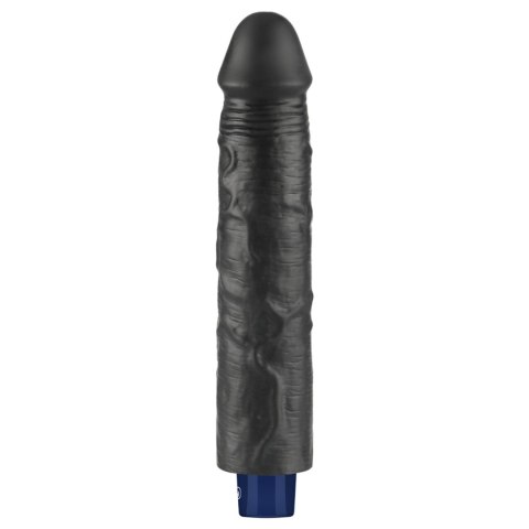 9.5" REAL SOFTEE Rechargeable TPE Vibrating Dildo(Black Lovetoy