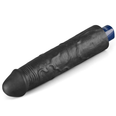 9.5" REAL SOFTEE Rechargeable TPE Vibrating Dildo(Black Lovetoy