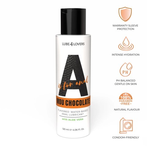 Anal Lubricant A Is for Mou Chocolate 120 ml Lube4lovers