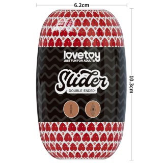 Slider Double-Ended Masturbator Ass and Vagina Lovetoy