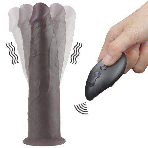 9.0'' Dual Layered Platinum Silicone Rotator Lovetoy