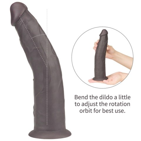 9.0'' Dual Layered Platinum Silicone Rotator Lovetoy