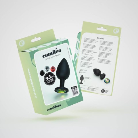 CRUSHIOUS CAMILEO LARGE ANAL PLUG WITH 4 INTERCHANGEABLE JEWELS Crushious