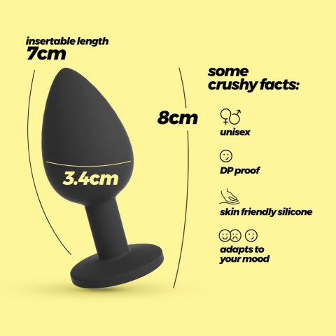 CRUSHIOUS CAMILEO REGULAR ANAL PLUG WITH 4 INTERCHANGEABLE JEWELS Crushious