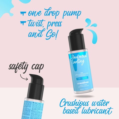 CRUSHIOUS COOLING EFFECT LUBRICANT 50 ML Crushious