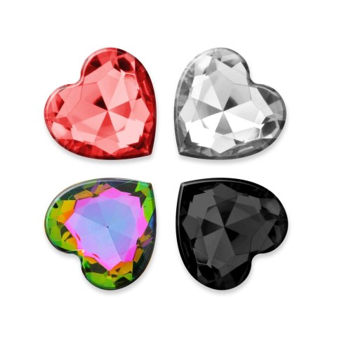 CRUSHIOUS CUORE REGULAR ANAL PLUG WITH 4 INTERCHANGEABLE JEWELS Crushious