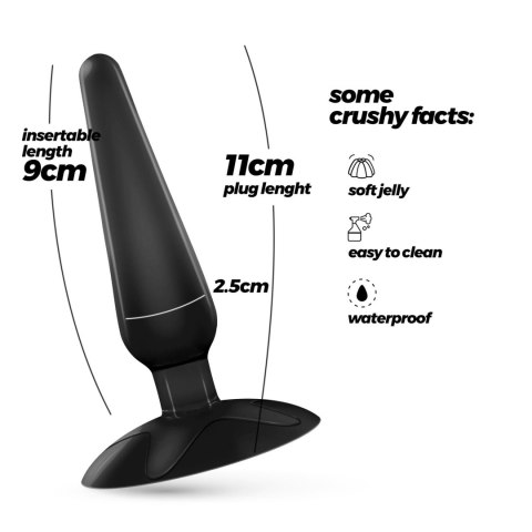 CRUSHIOUS JOLLY PLUG ANAL PLUG BLACK Crushious