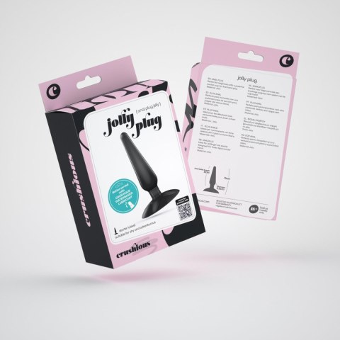 CRUSHIOUS JOLLY PLUG ANAL PLUG BLACK Crushious