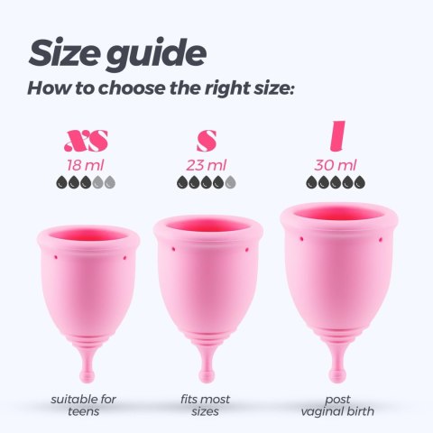 CRUSHIOUS MINERVA S + L MENSTRUAL CUPS WITH POUCH Crushious