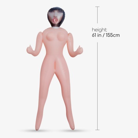 CRUSHIOUS NICOLE LA ENFERMERA INFLATABLE DOLL WITH STROKER Crushious