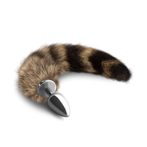 FOXY SILVER METAL ANAL PLUG WITH TAIL CRUSHIOUS Crushious