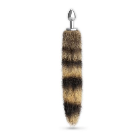 FOXY SILVER METAL ANAL PLUG WITH TAIL CRUSHIOUS Crushious