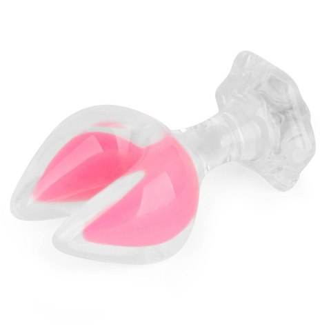 Gemoria Silicone Butt Plug - Dual Crescent (Glow-In-The-Dark) Lovetoy