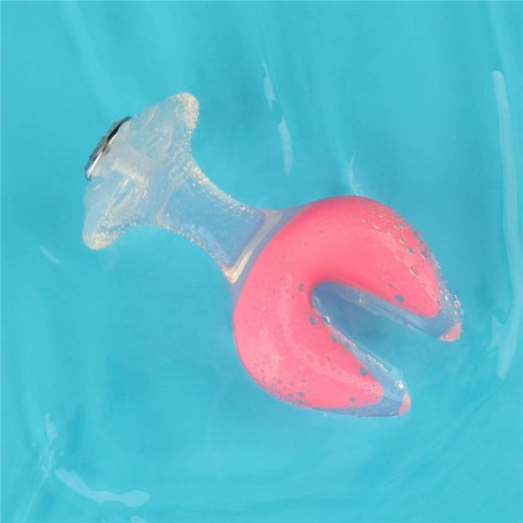 Gemoria Silicone Butt Plug - Dual Crescent (Glow-In-The-Dark) Lovetoy