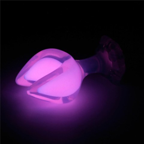 Gemoria Silicone Butt Plug - Dual Crescent (Glow-In-The-Dark) Lovetoy