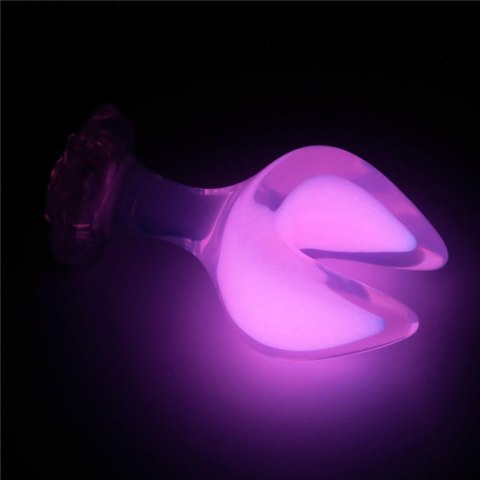 Gemoria Silicone Butt Plug - Dual Crescent (Glow-In-The-Dark) Lovetoy
