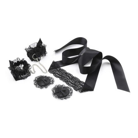 LACE ME UP BLACK LACE SET CRUSHIOUS Crushious