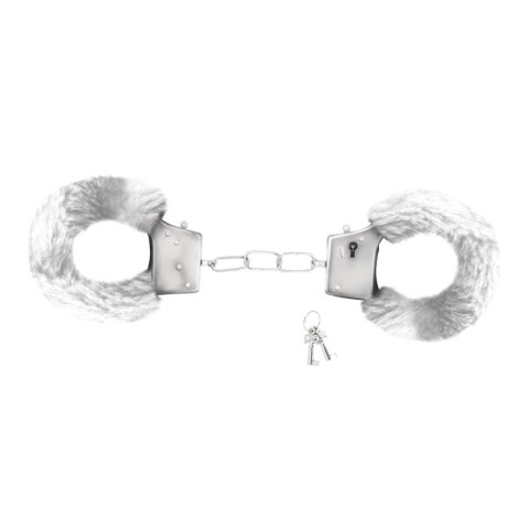 LOVE CUFFS FURRY HANDCUFFS CRUSHIOUS WHITE Crushious
