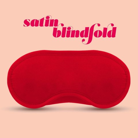 SATIN BLINDFOLD CRUSHIOUS RED Crushious