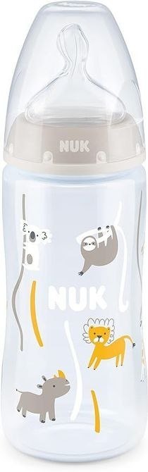441045 BUTELKA 300ML WSKAŹNIK TEMPERATURY 6-18 527900, 741103 SZARA