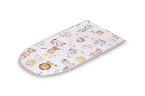KOKON MUŚLIN ZODIAK SZARY 80x45 + PODUSZKA