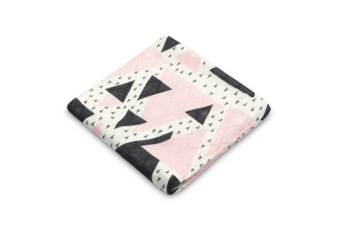 PIELUCHA BAMBUS TRÓJKĄT RÓŻOWY 75x75