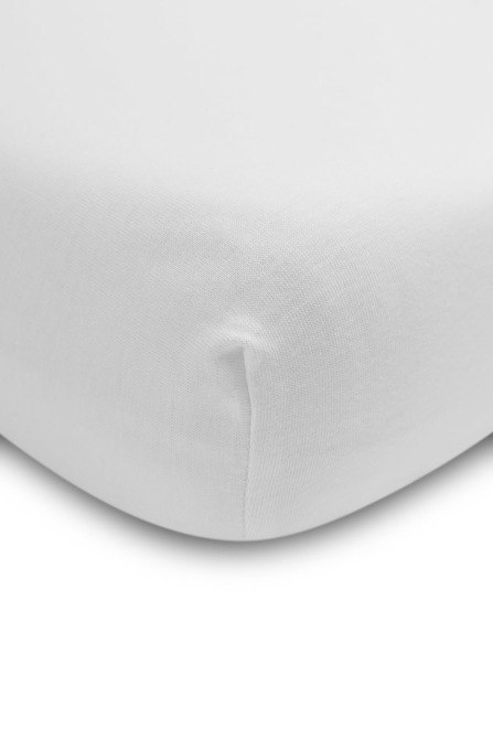 PRZEŚCIERADŁO JERSEY DELUXE BIAŁY 120x60