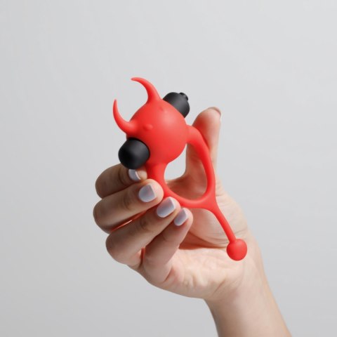 CRUSHIOUS DAEMON VIBRATING COCKRING RED Crushious