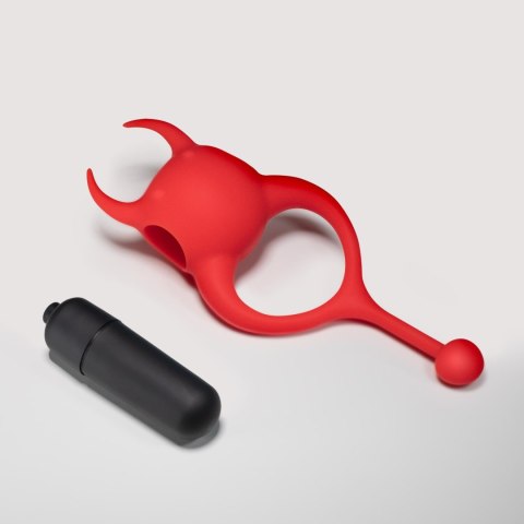 CRUSHIOUS DAEMON VIBRATING COCKRING RED Crushious