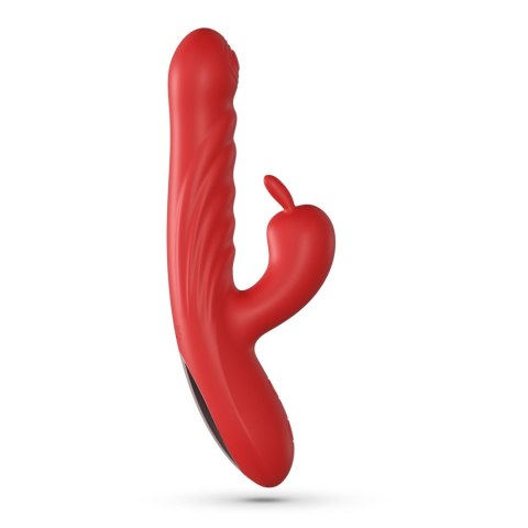 CRUSHIOUS LAPIN THRUSTING RABBIT VIBRATOR RED Crushious