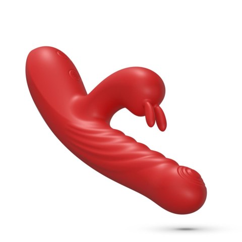 CRUSHIOUS LAPIN THRUSTING RABBIT VIBRATOR RED Crushious